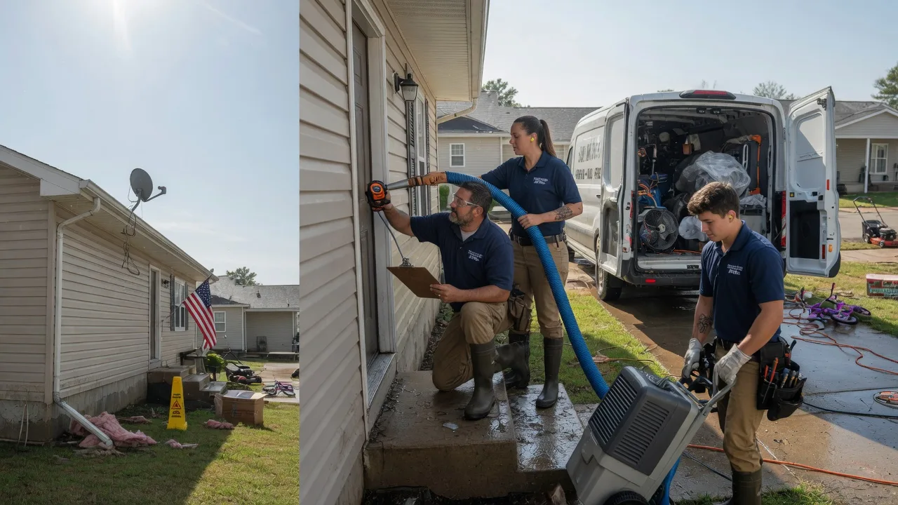 Ceiling Water Damage Restoration in Hartford, WI near me